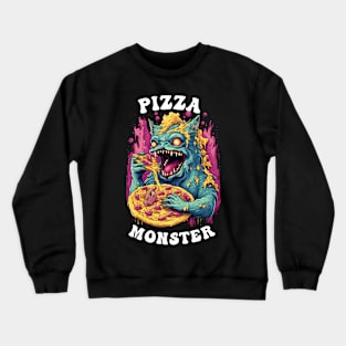 Pizza Monster Crewneck Sweatshirt